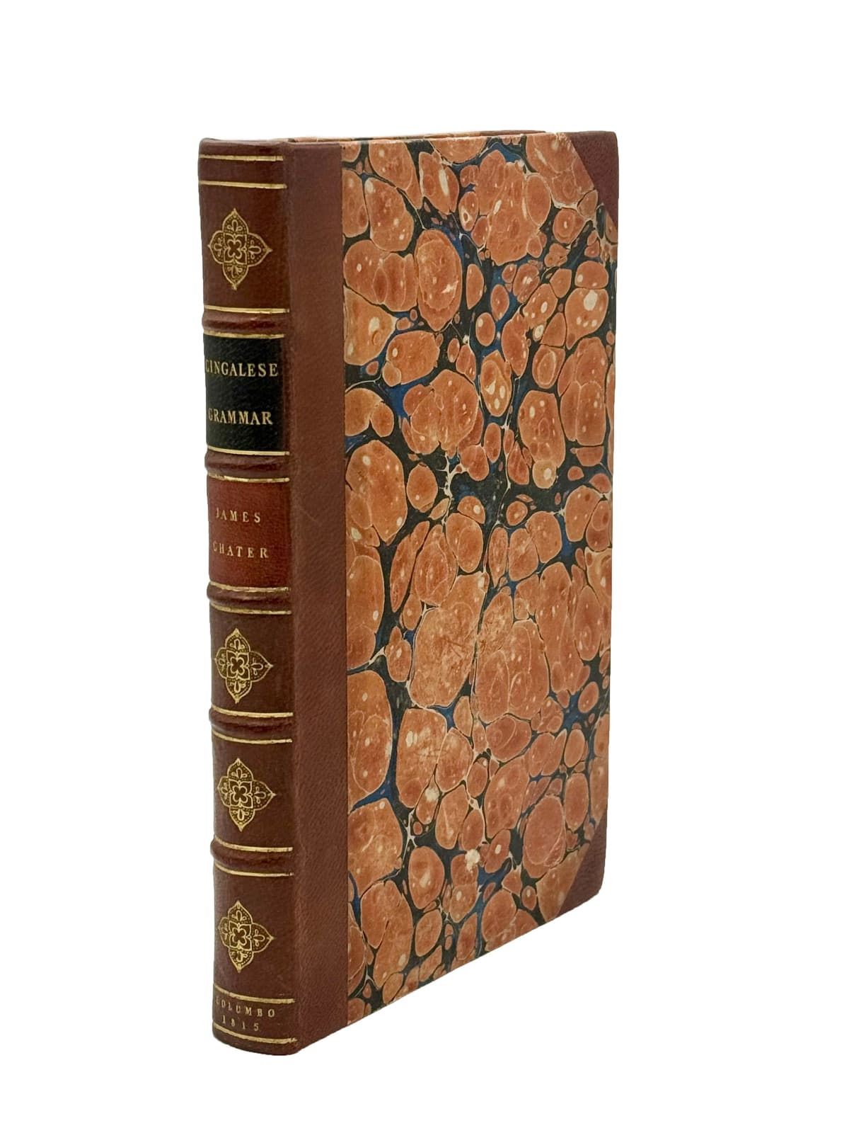 Chater, James, A Grammar of the Cingalese language, 1815. Colombo. Nicholas Bergman at the Government Press.
