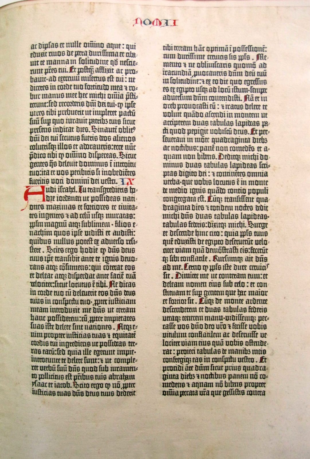 Gutenberg, Johann, [Biblia Latina], [ca. 1455]. [Mainz]. [Johann Gutenberg & Johann Fust].