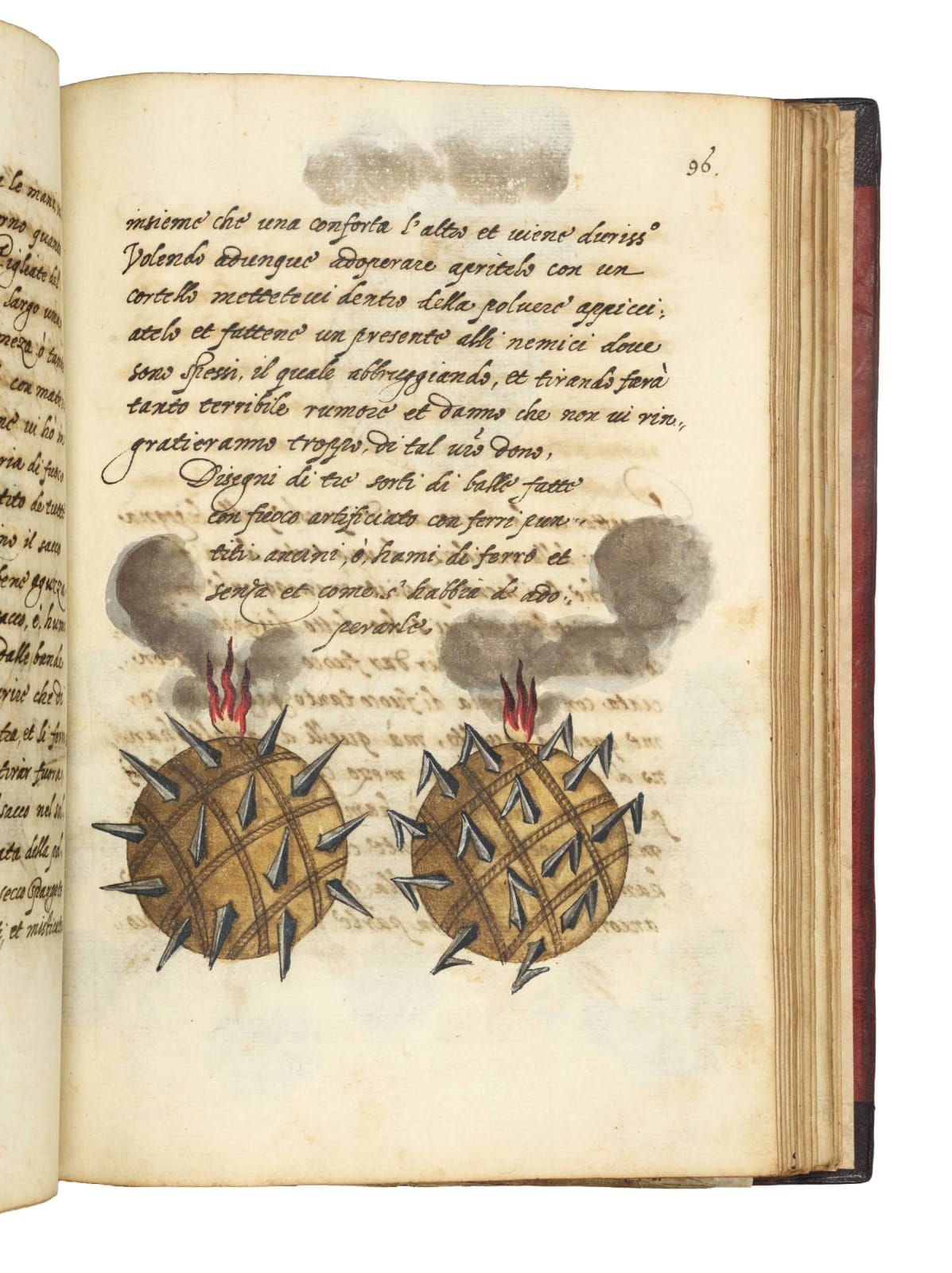 [Italian military manuscript], Libro utillissimo et molto necessario di varii secreti importantissimi per l'essercitio di guerra, come appare nela seguente indice, Italy, before 1581.