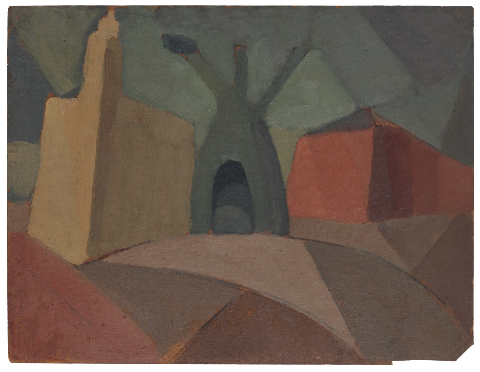 Esteban Lisa, Sin Título (double-sided composition), 1930