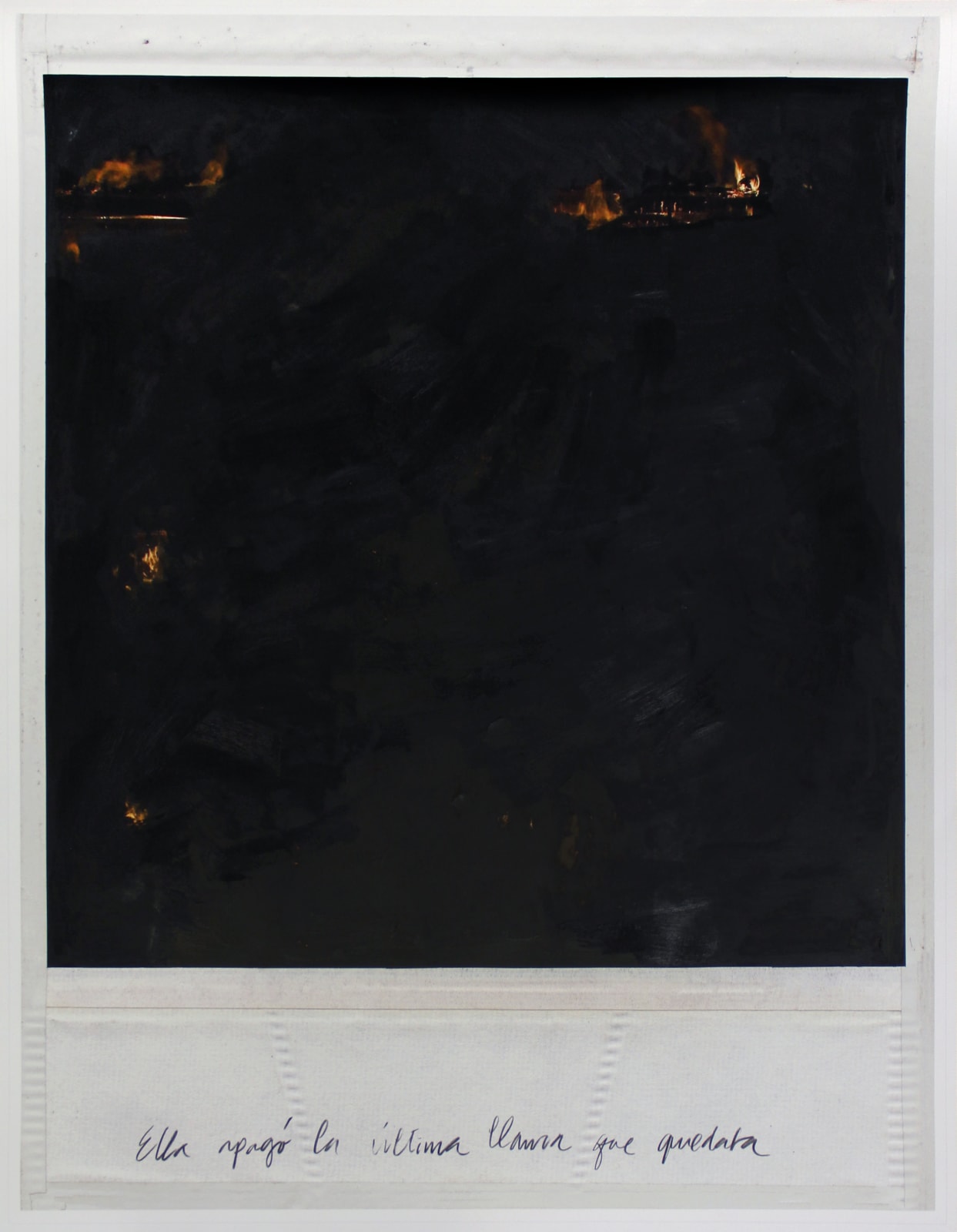 Priscilla Monge, Ella Apagó la Última Llama que Quedaba (She extinguished the last remaining flame), 2017