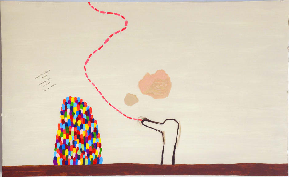 Jennifer Wynne Reeves, Art Critic Visits A Studio, Presents His Wiener For A Show, 2002