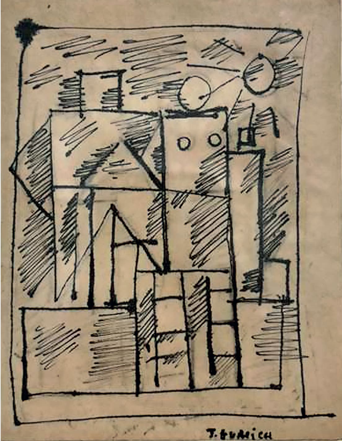 José Gurvich, Constructivo con pareja, 1948
