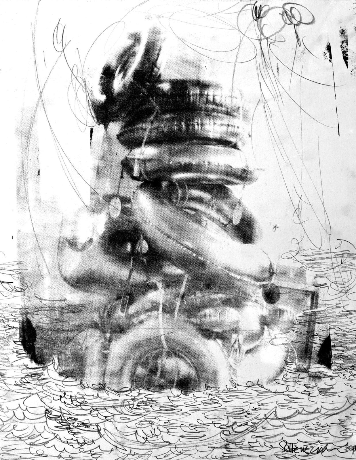 Scherezade García, The Floating Cathedral Crossing the Sea of Wonder 1, 2009-2010