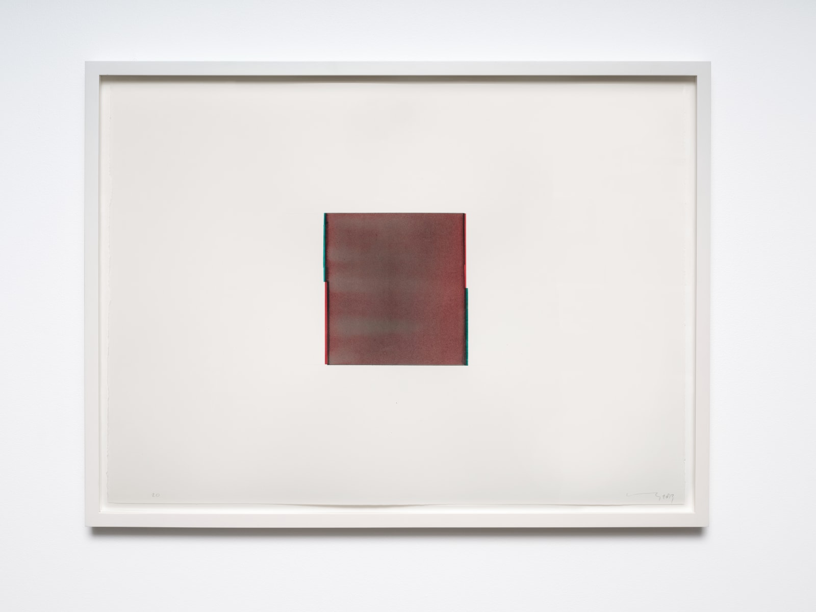 CALLUM INNES, Perylene Maroon / Phthalo Green (no. 20.), 2013