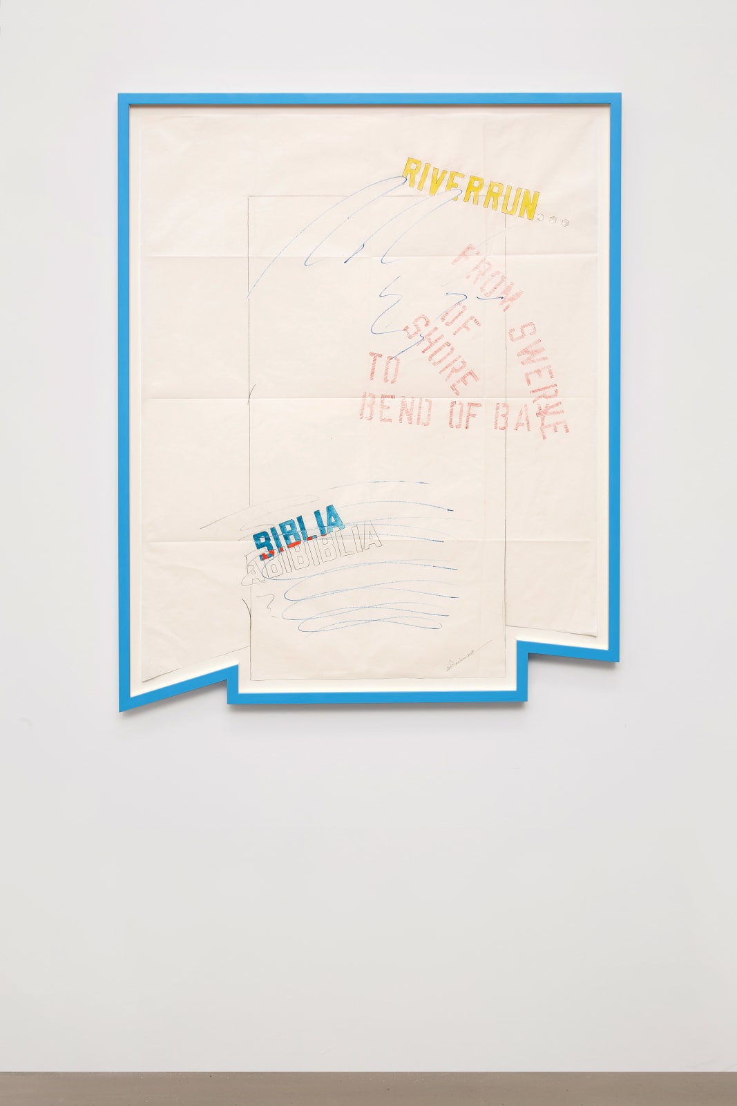 LAWRENCE WEINER, Finnegan's Wake, 2017