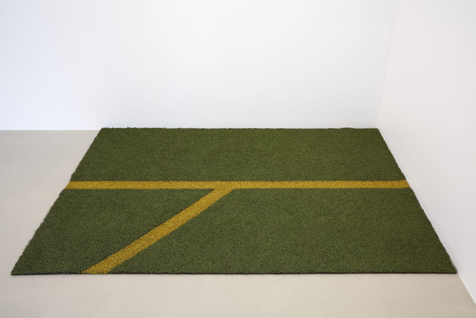 KARIN SANDER, Penalty area, cut-out, 2018