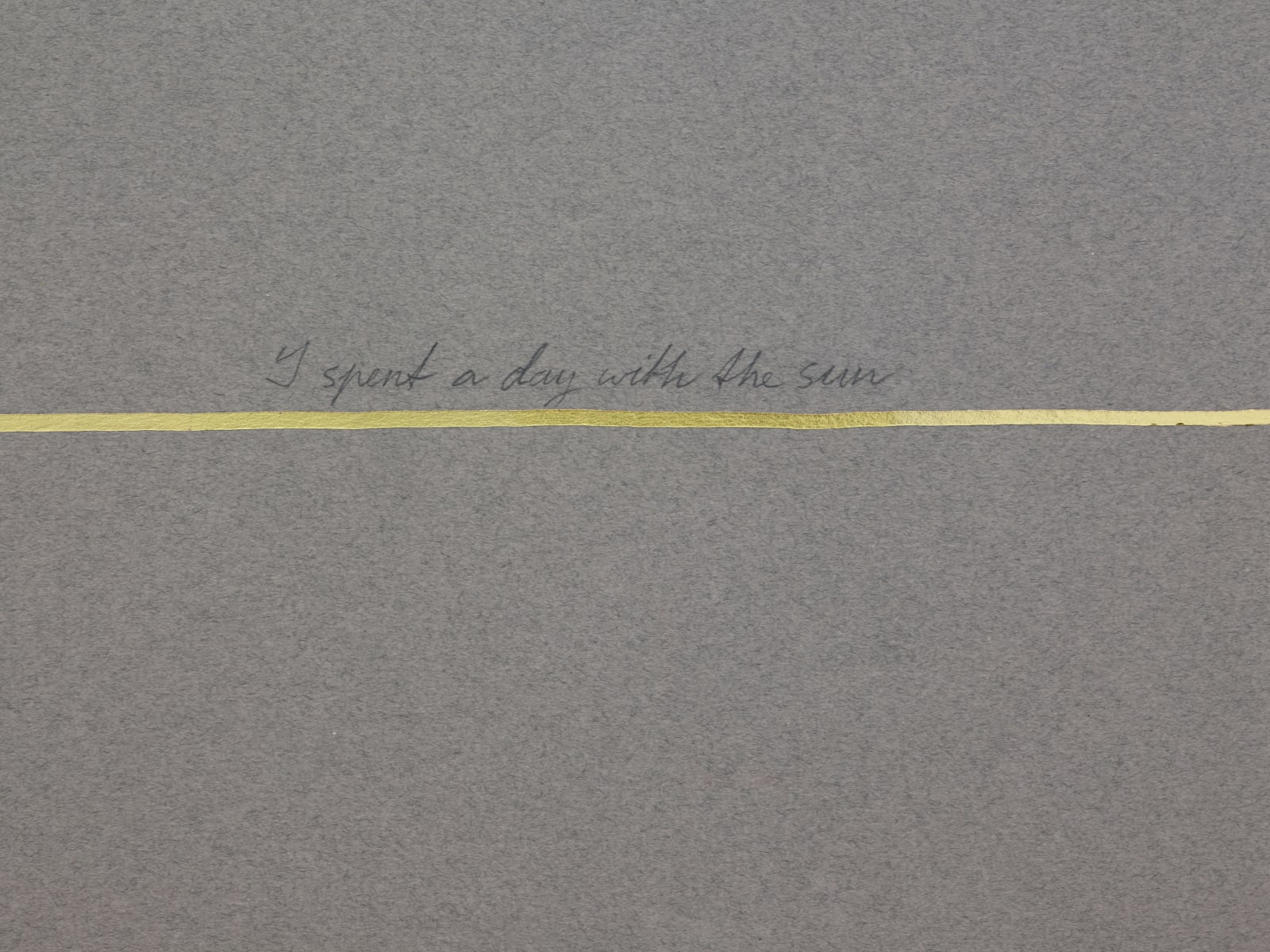 HREINN FRIÐFINNSSON, I Spent a Day, 1975