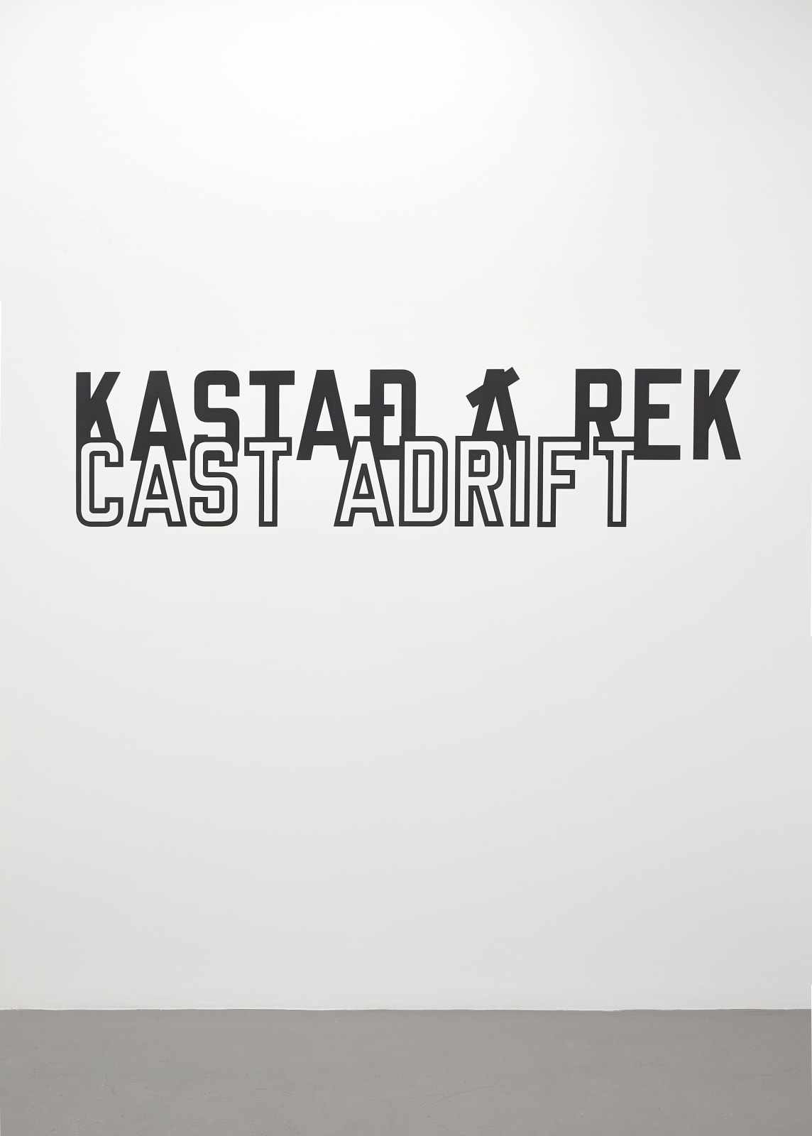 LAWRENCE WEINER, CAST ADRIFT, 2014