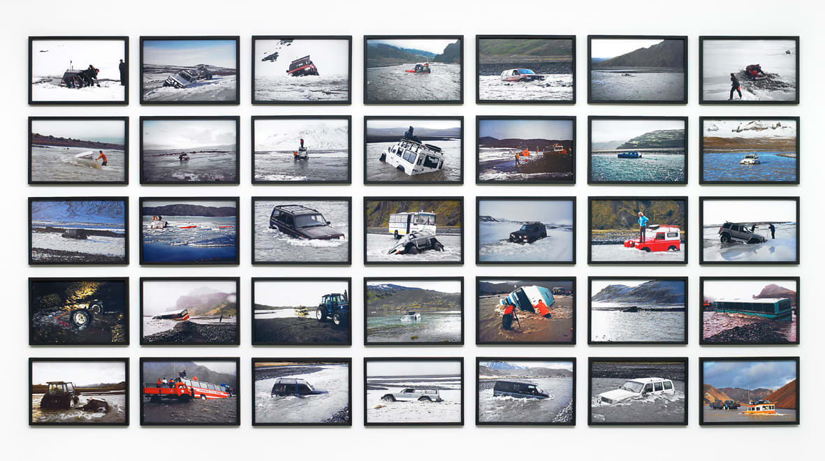 ÓLAFUR ELÍASSON, Cars in rivers, 2009