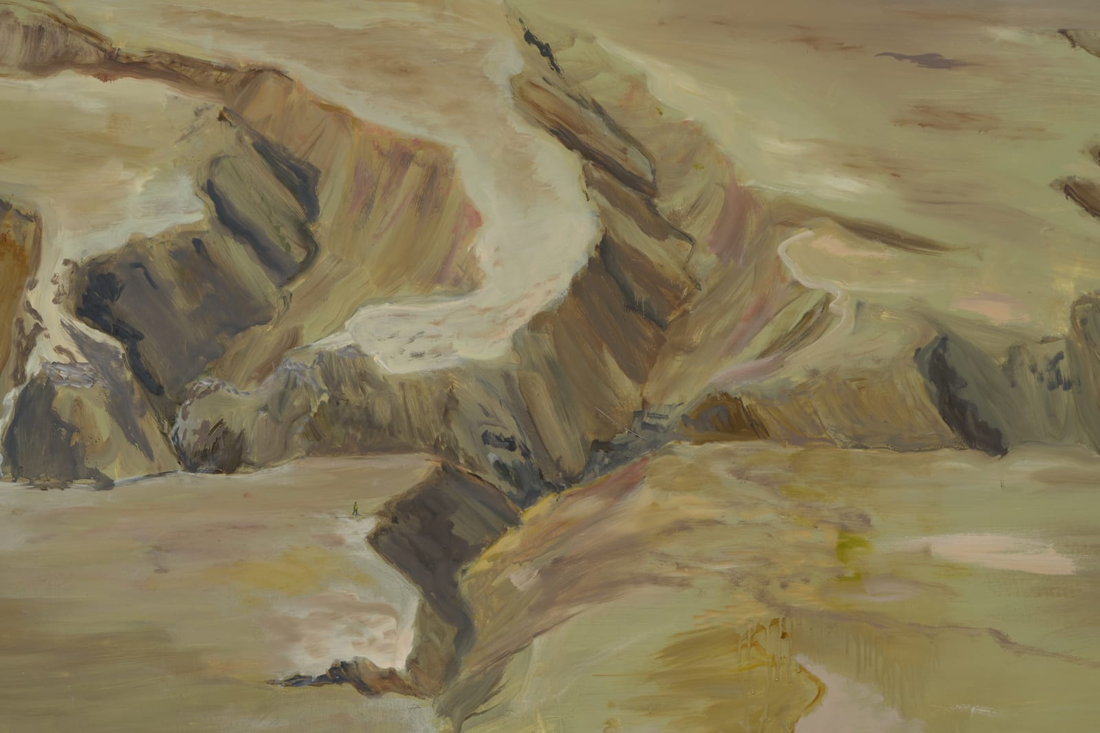 RAGNAR KJARTANSSON, Weekdays in Arcadia (Páll Haukur inspecting the gullies in Álftavatnakrókar), 2025