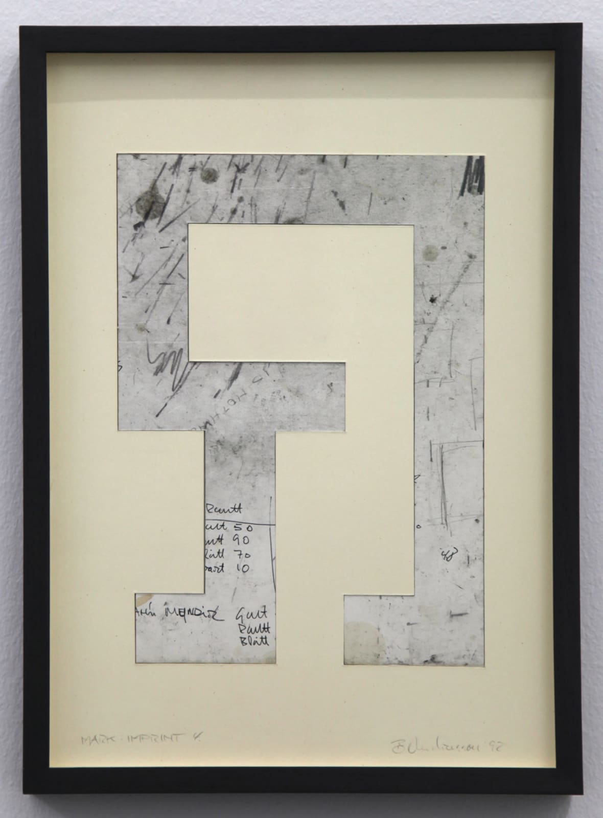 BIRGIR ANDRÉSSON, Mark-Imprint 4, 1992