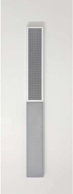 KRISTJÁN GUÐMUNDSSON, Black and White Painting in Grey and White Frame, 2008