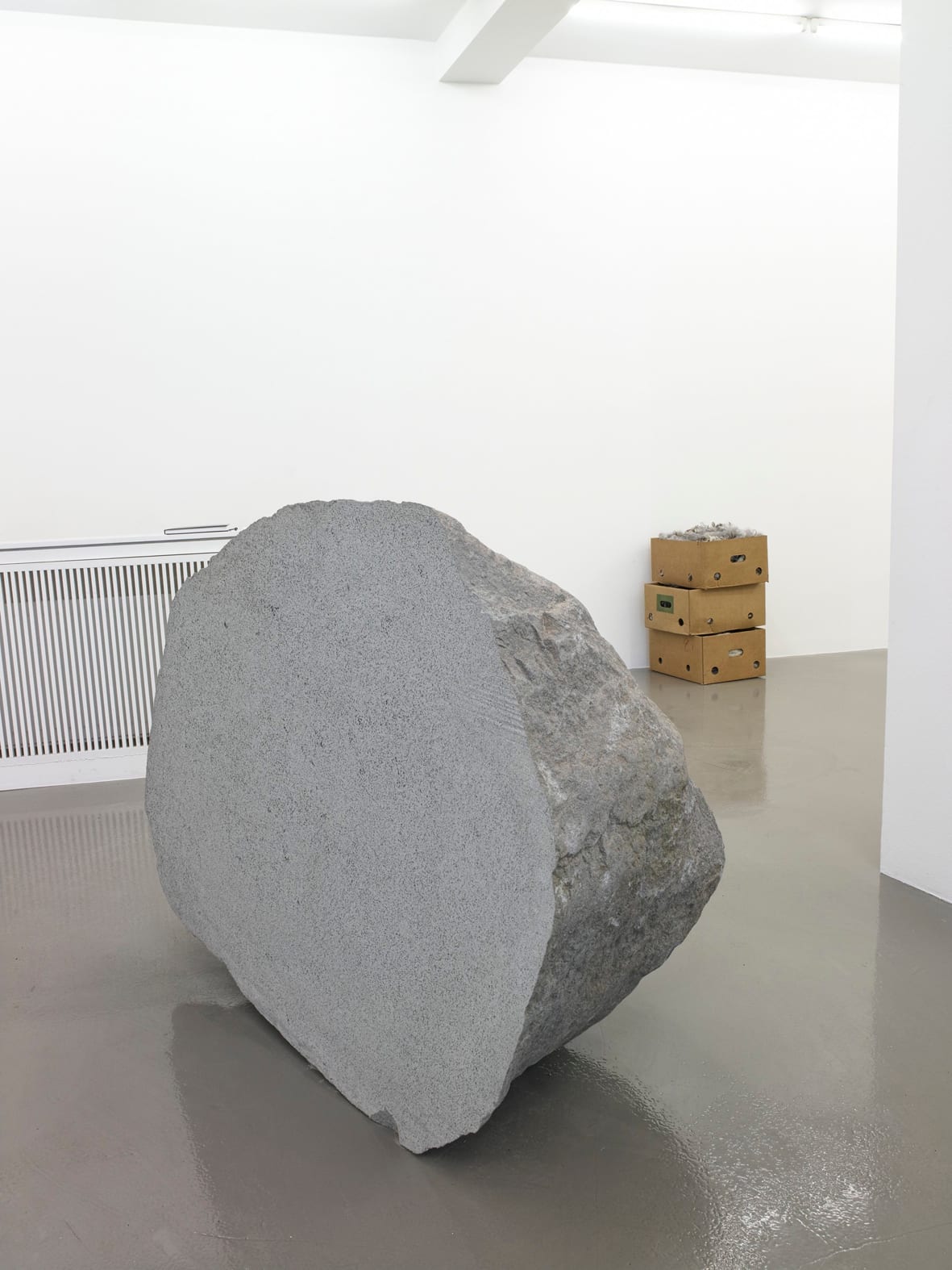 ÓLAFUR ELÍASSON, Half a rock (the other half was given to the stone cutter for cutting the stone), 2009