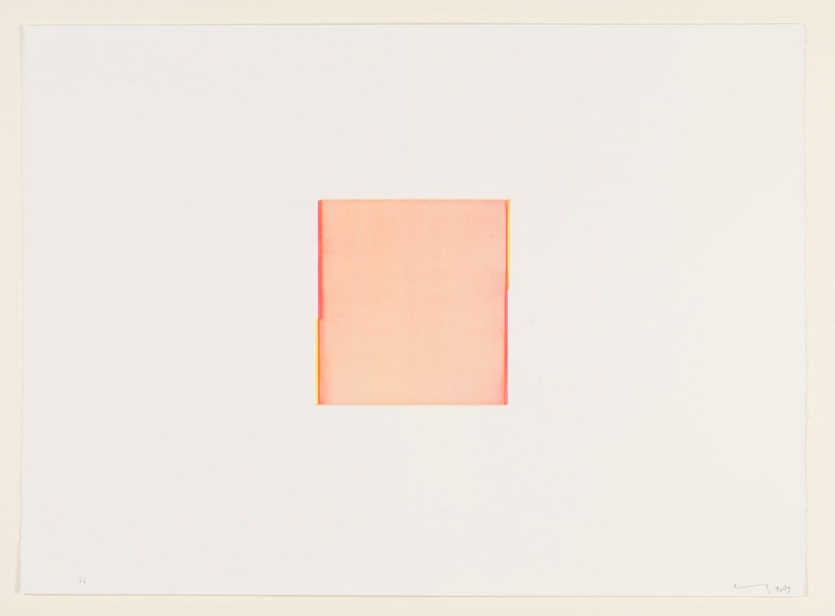 CALLUM INNES, Cadmium Red Rose / Pure Yellow (no. 66.), 2013