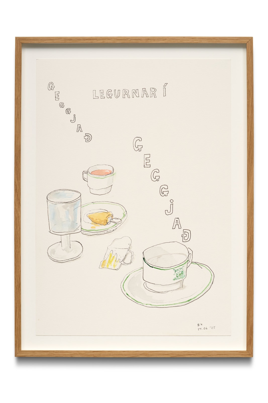 RAGNAR KJARTANSSON, Poolside Drawing 3, 2025