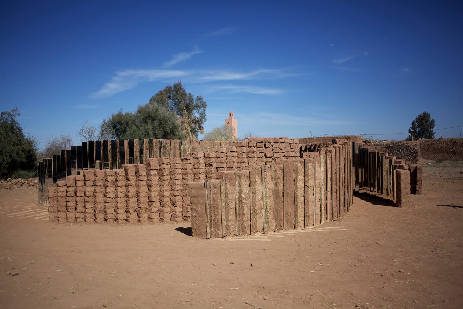 Elín Hansdóttir, Mud Brick Spiral, 2012