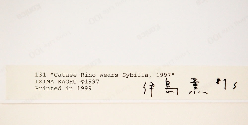 Various Japanese Artists, Izima Kaoru - Catase Rino wears Sybilla, 1997
