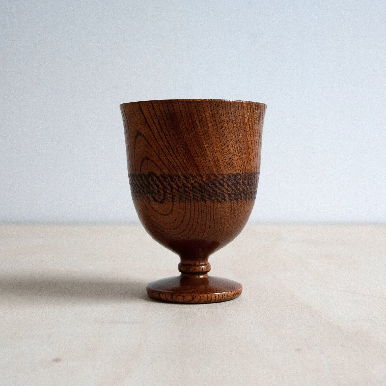 Raku Terai, Handmade Wooden Cup No. 4, 2021
