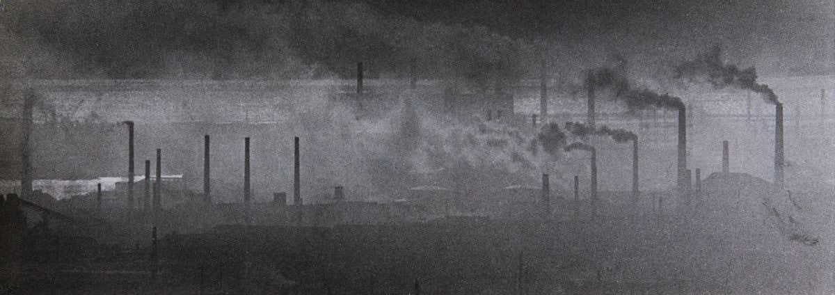 Ed van der Elsken, Osaka, Japan. Industrial part of town, 1960