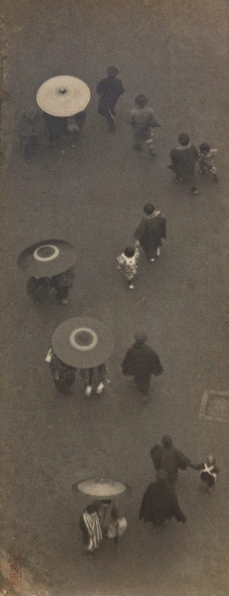 Various Japanese Artists, Sunao Morita - Untitled (Umbrellas), c1930s
