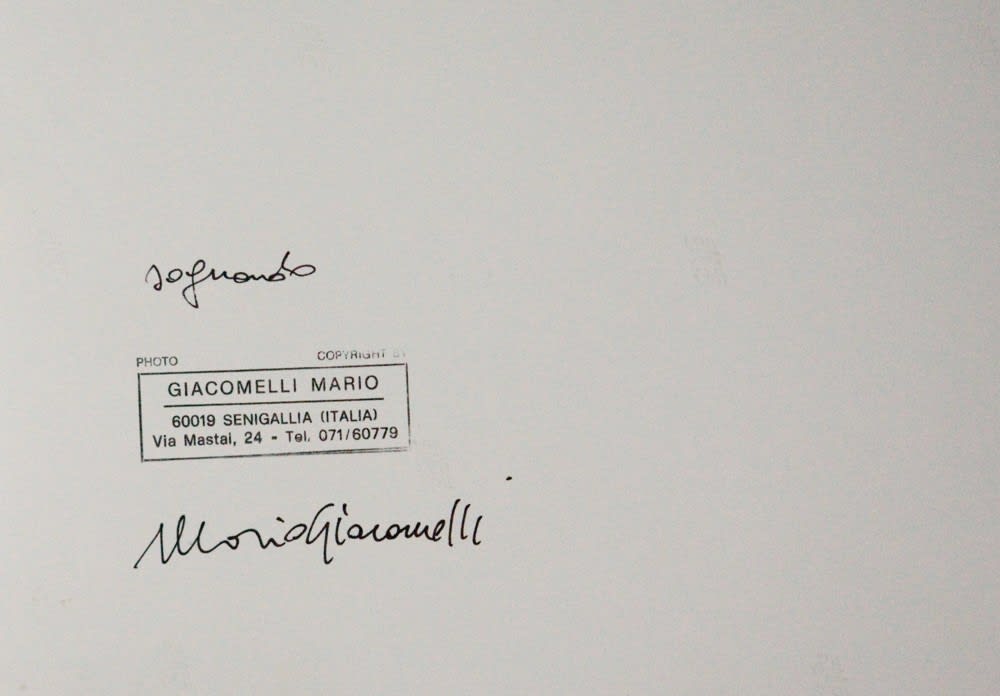 Various International Artists, Mario Giacomelli - Sognando, c1960-70