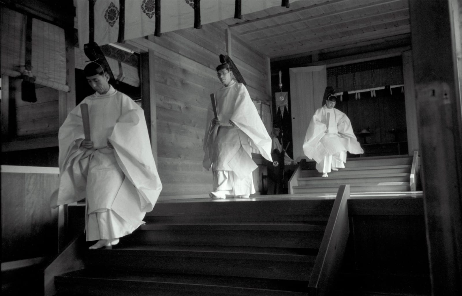 Werner Bischof, JAPAN. Three Shinto Priests, 1951