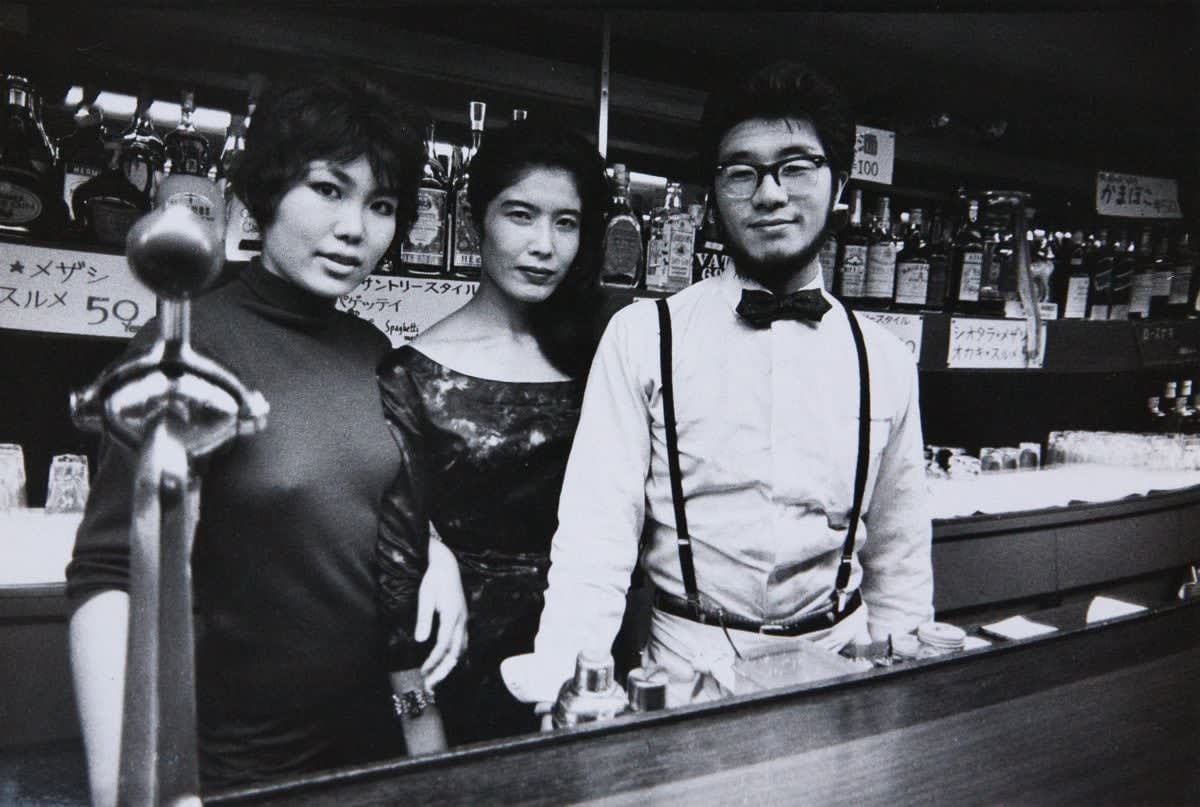 Ed van der Elsken, Osaka, Japan, a Western style, slightly 'beat' bar, 1960
