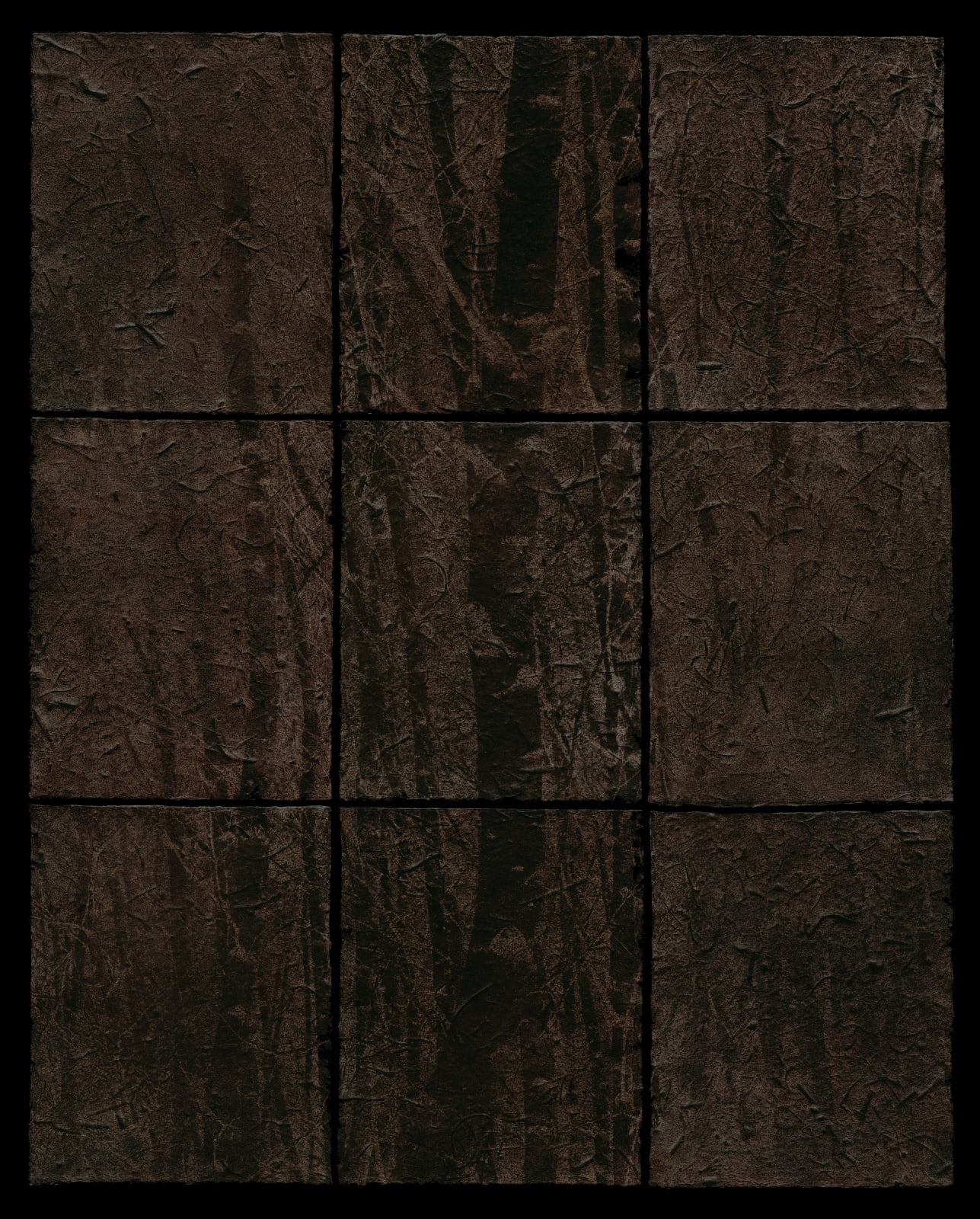 Hideyuki Ishibashi, Burning ground (fossil #3, one year after the fire at terrils du marais de fouquières), 2023