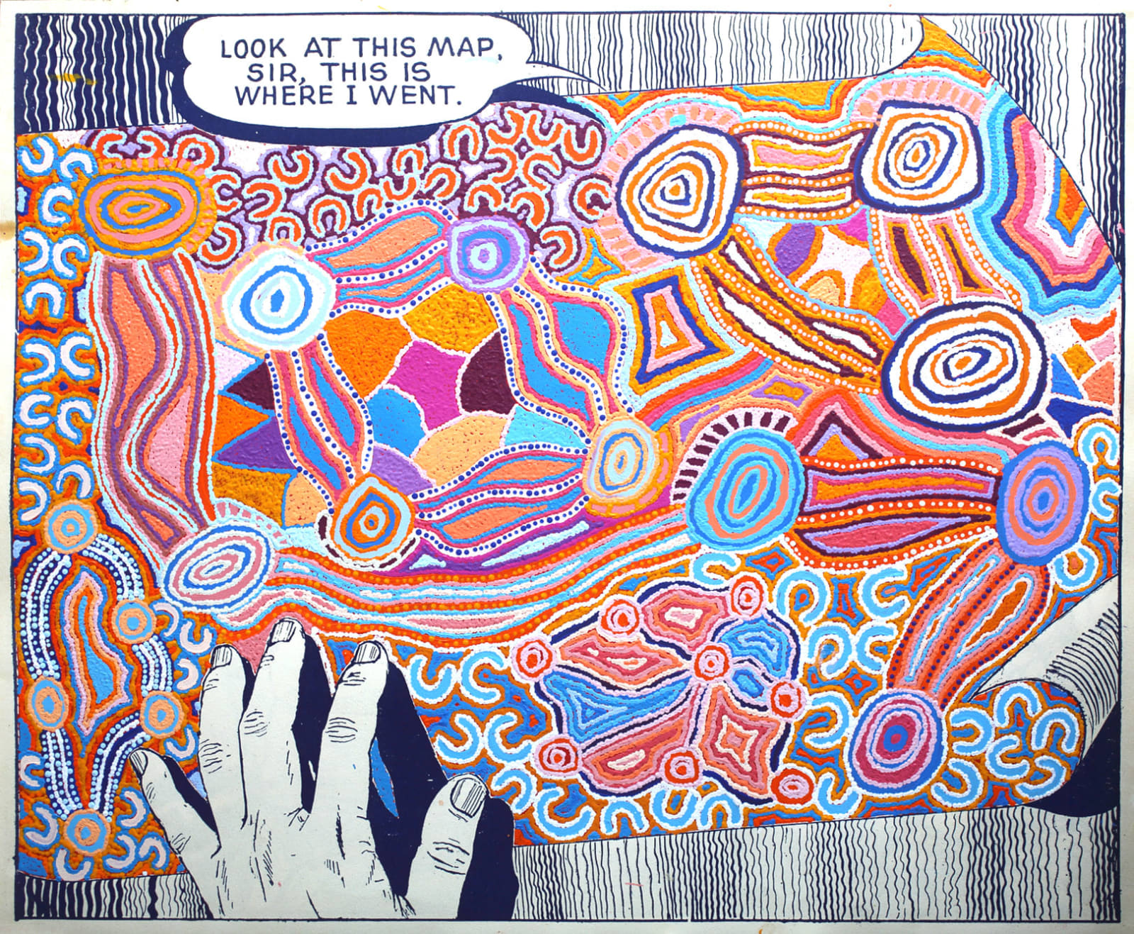 Patrick Waterhouse, Abel Tasman reports to the Governor General on his return from New Holland. Revised with Agnes Napijinpa Brown. 2014-2018, 2014-2018