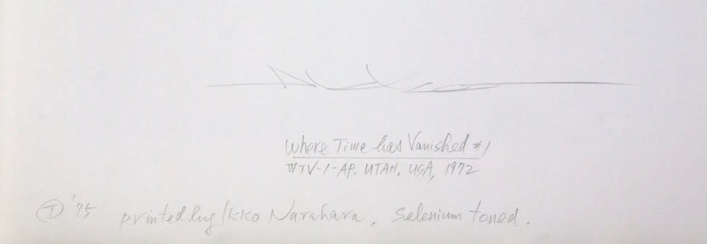 Ikko Narahara, Where time has vanished - plate 1, 1972