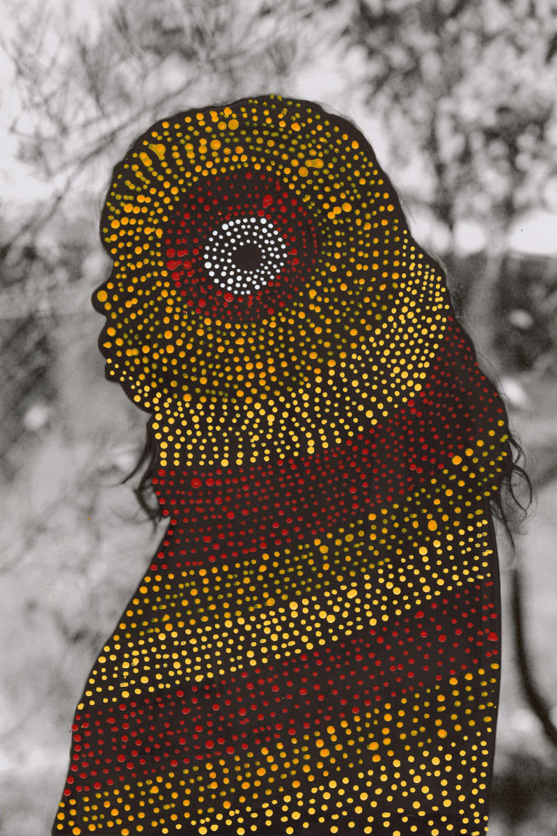 Patrick Waterhouse, Side Portrait Left. Jinta. Restricted with Julie Nangala Robertson, 2014-2018