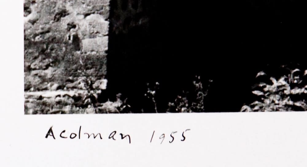 Various International Artists, Aaron Siskind - Acolman, 1955