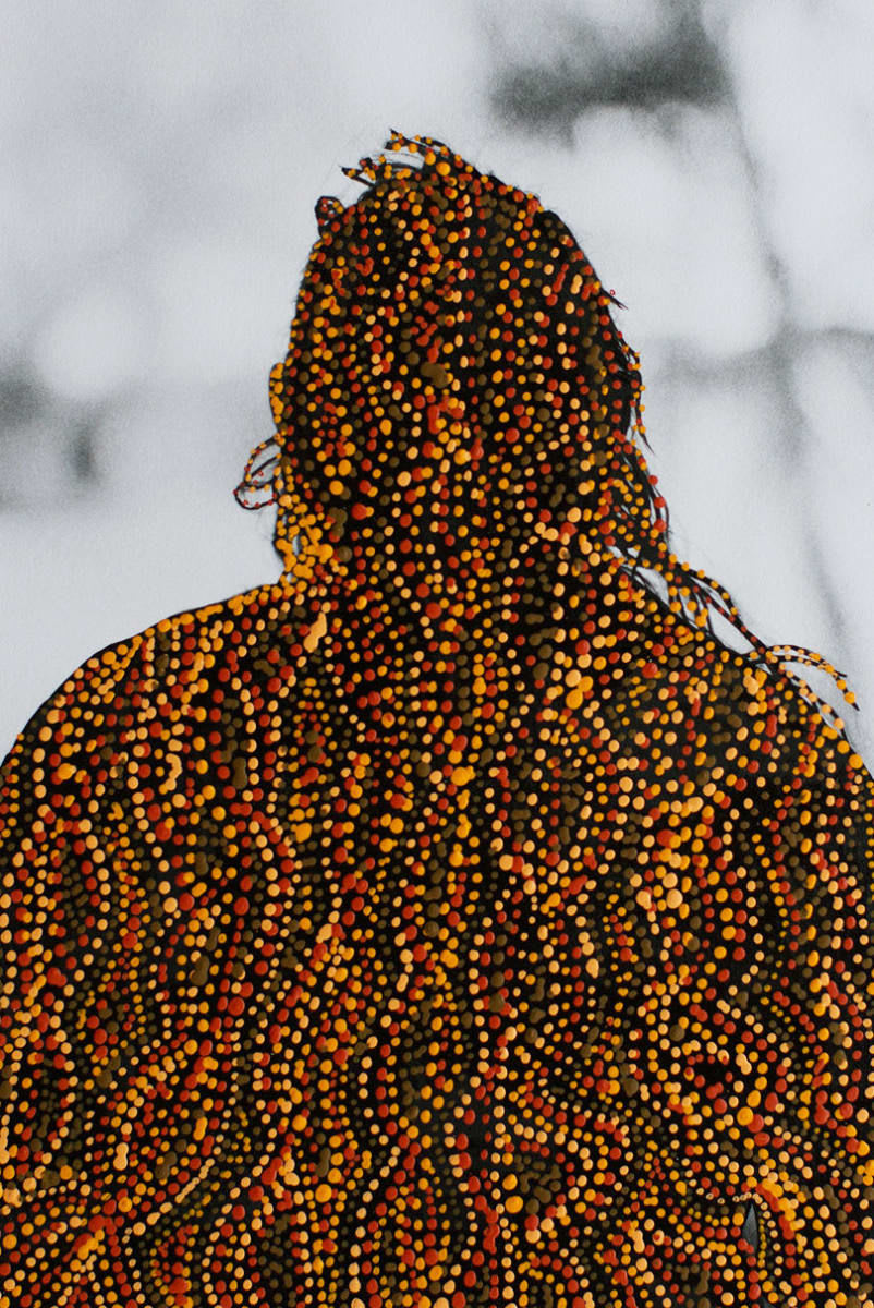 Patrick Waterhouse, Front Portrait. Jarra. Restricted with Sabrina Nangala Robertson, 2014-2018