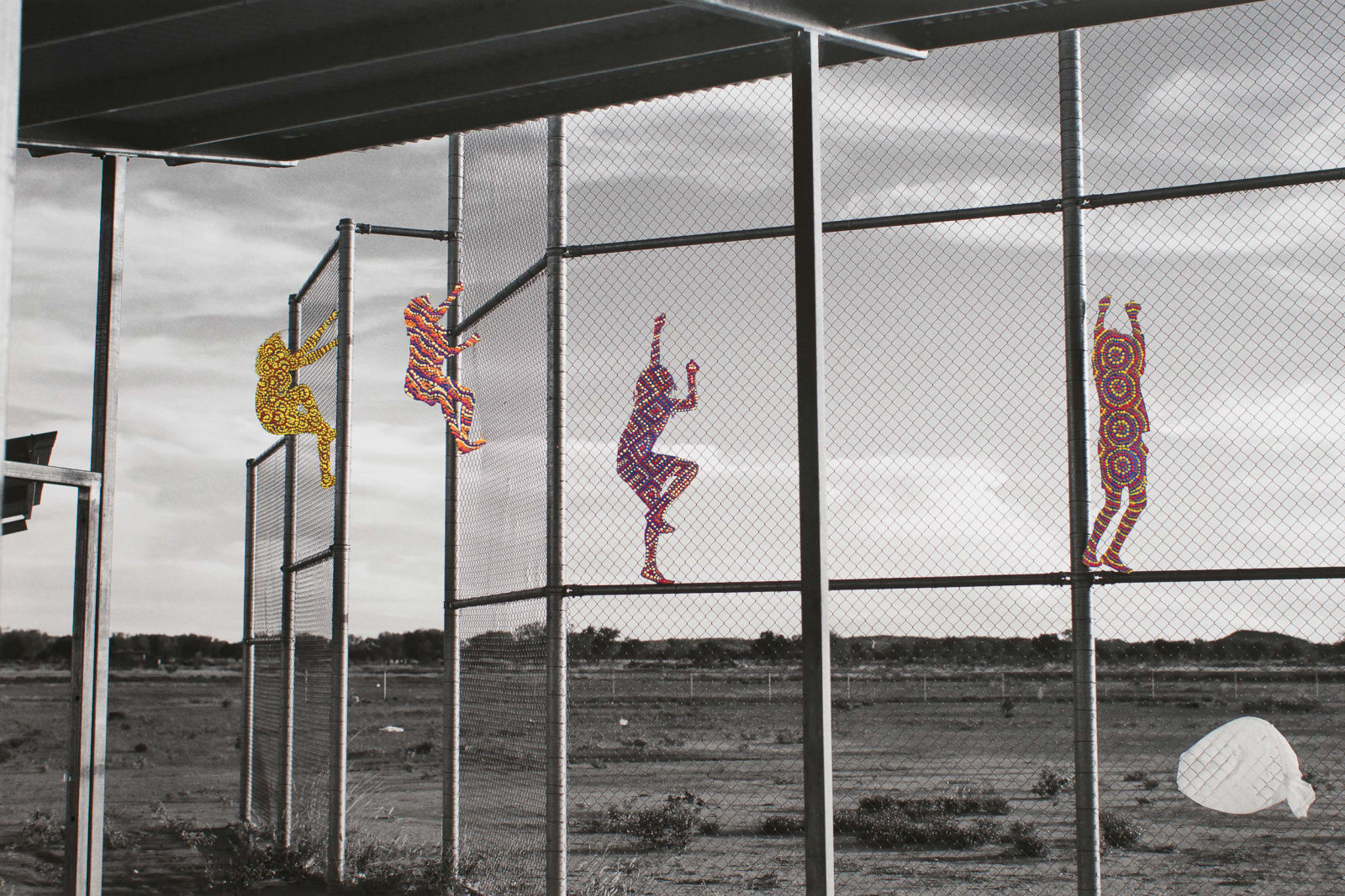 Patrick Waterhouse, Which Way Up? Restricted with Melinda Napurrurla Wilson, Polly Anne Napangardi Dixon, Kirsten Nangala Egan and Delena Napaljarri Turner. 2014-2018, 2014-2018