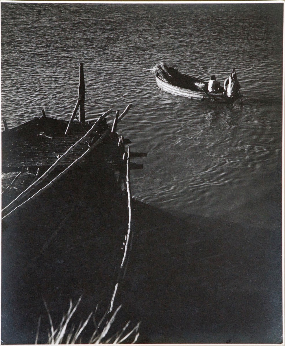 Vernacular Photography, Suraj N. Sharma - Boating in flood, 1960s