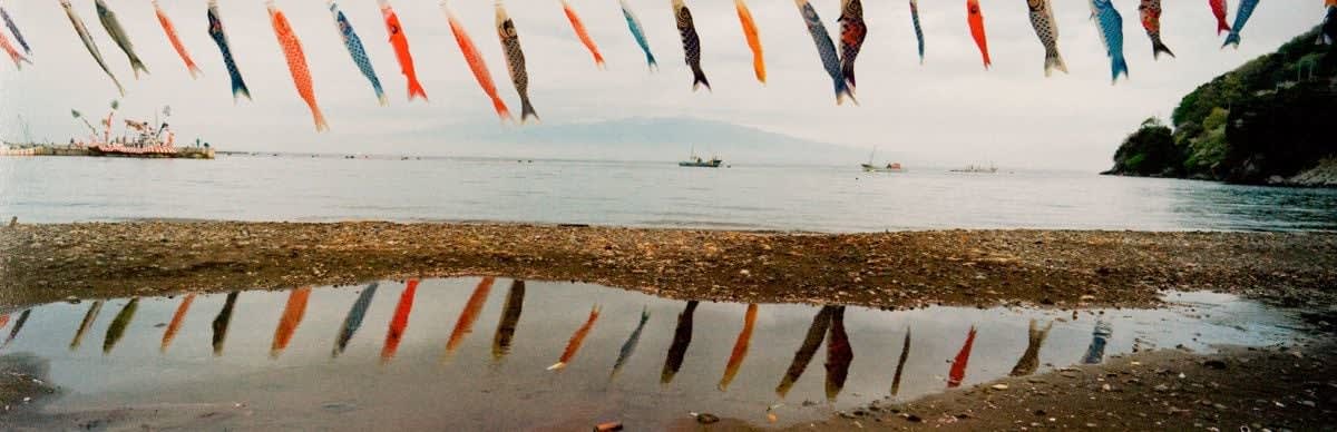 Chris Steele-Perkins, Carp Banners, Izu Peninsula, from the series Fuji 1999-2001, 1999