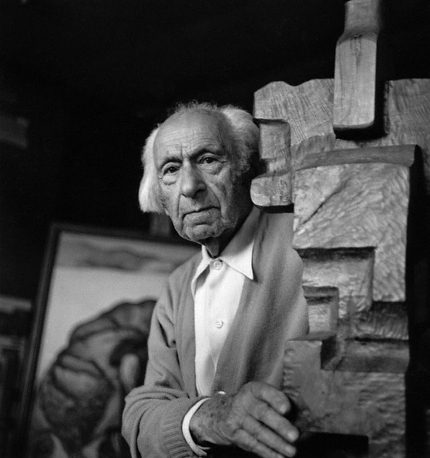 Imogen Cunningham, Peter Krasnow, Sculptor, 1976
