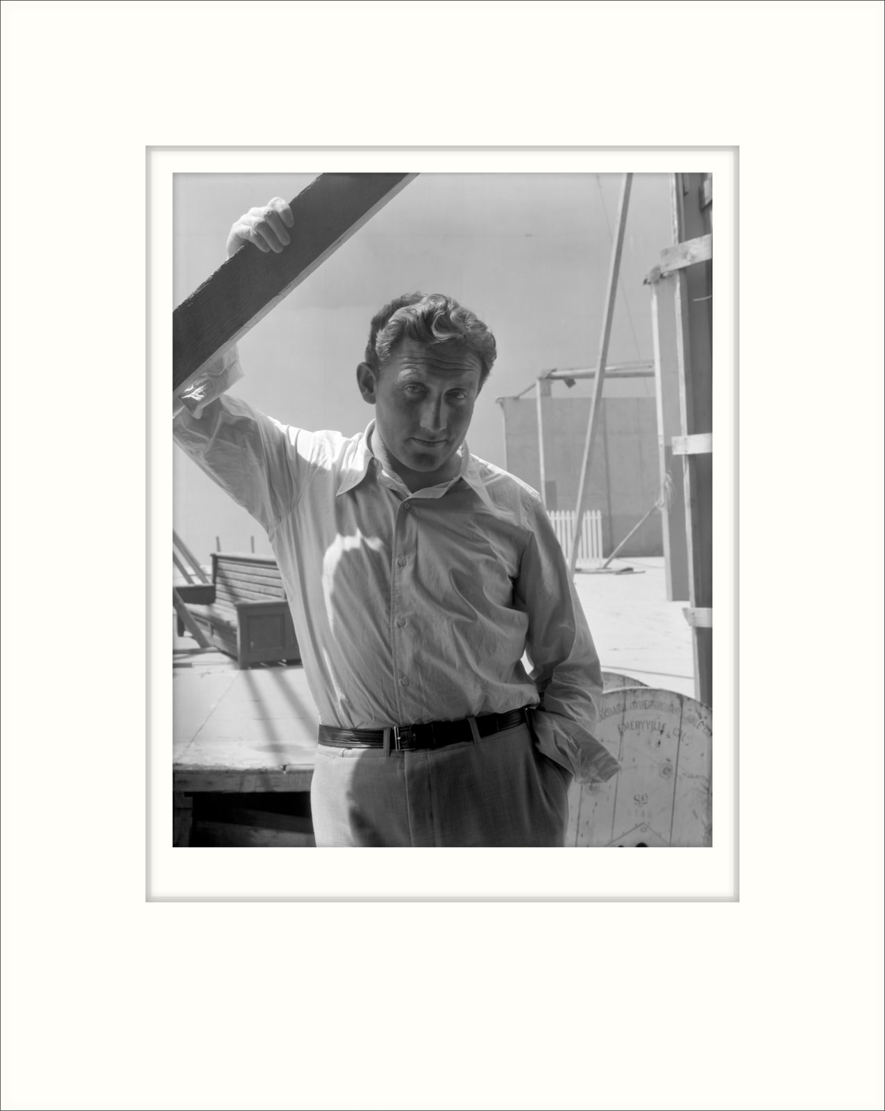 Imogen Cunningham, Spencer Tracy on Location, 1932