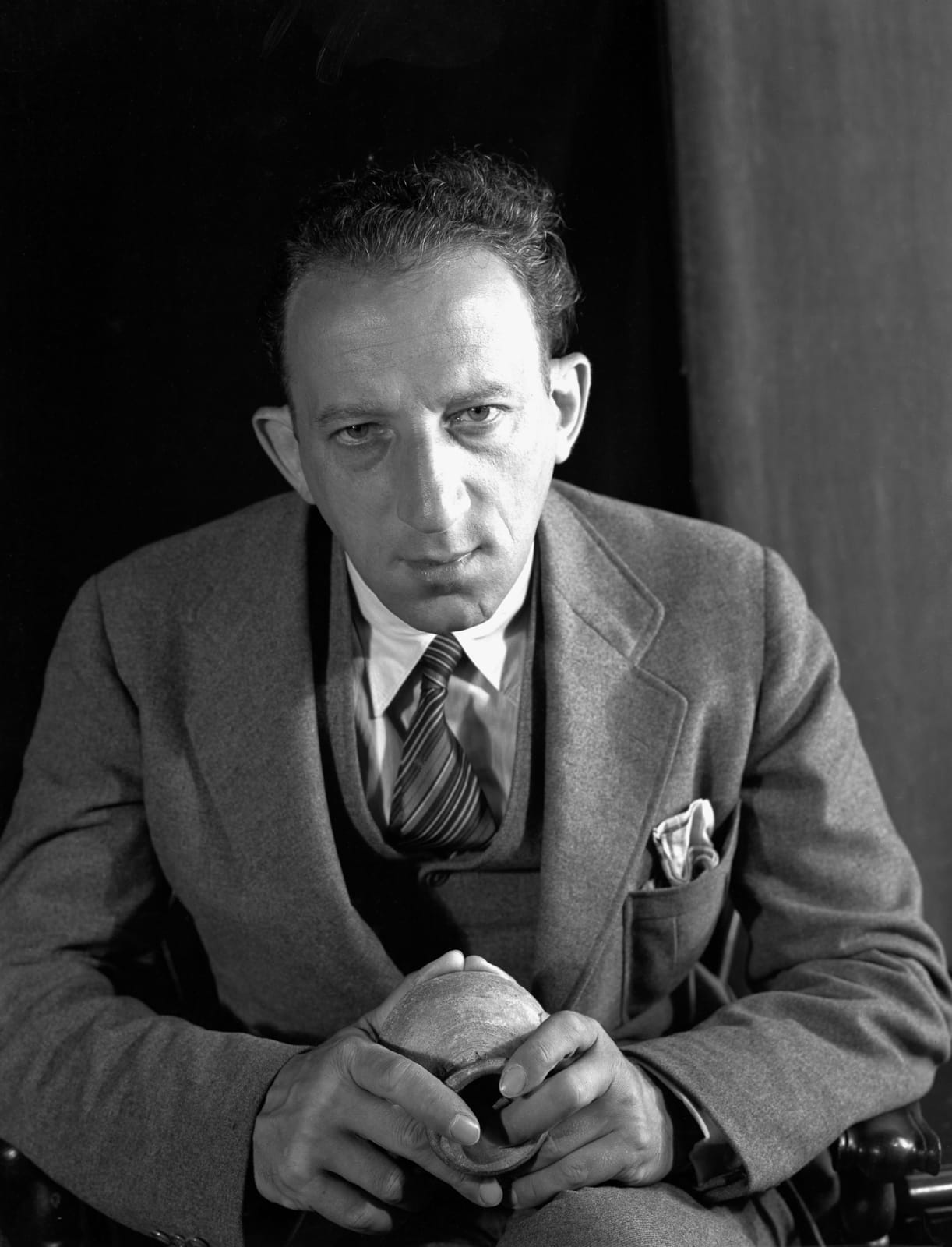 Imogen Cunningham, Alfred Salmony, Chinese Art Scholar at Mills, 1937