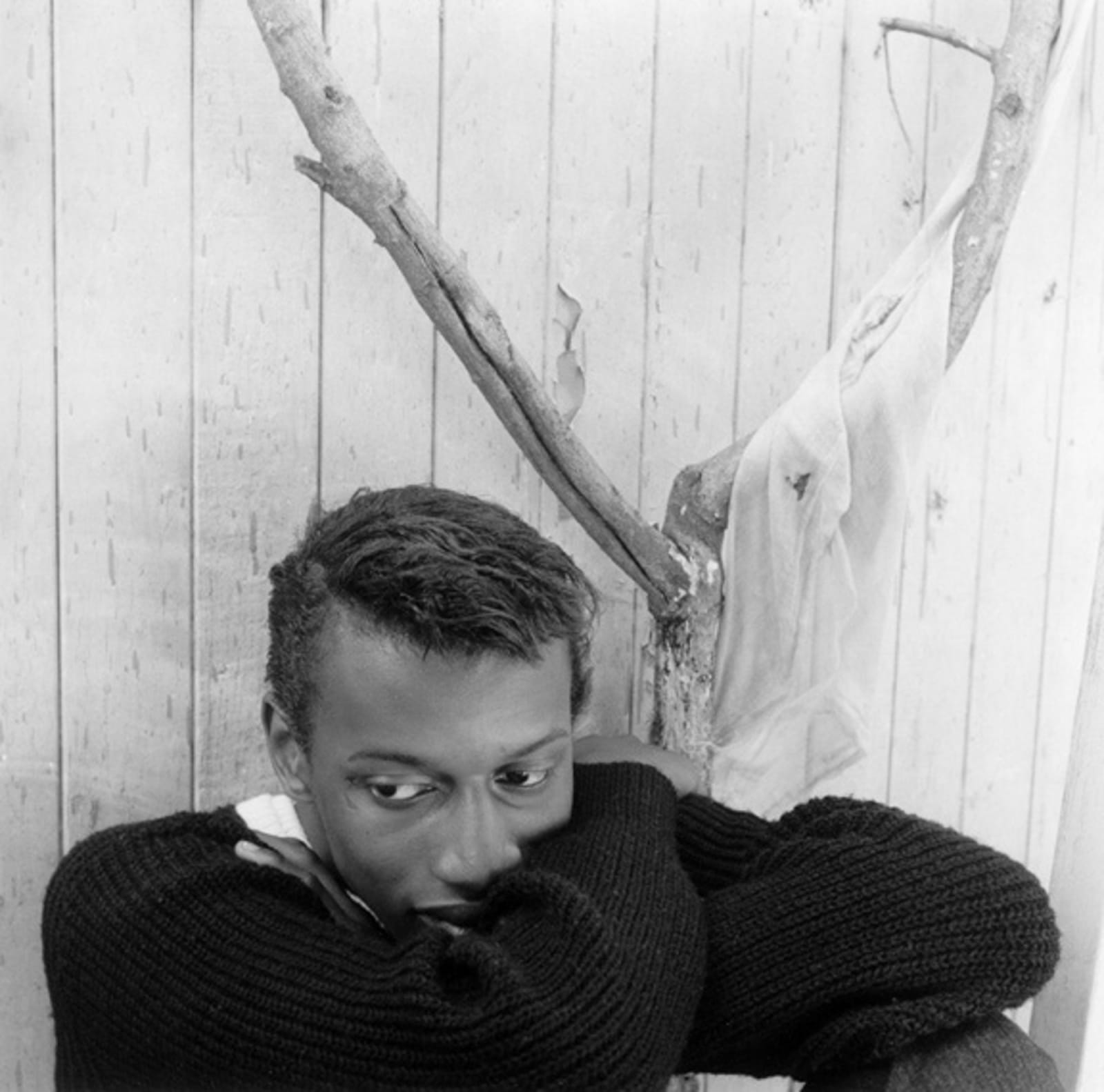 Imogen Cunningham, Stan with Symbol, 1953