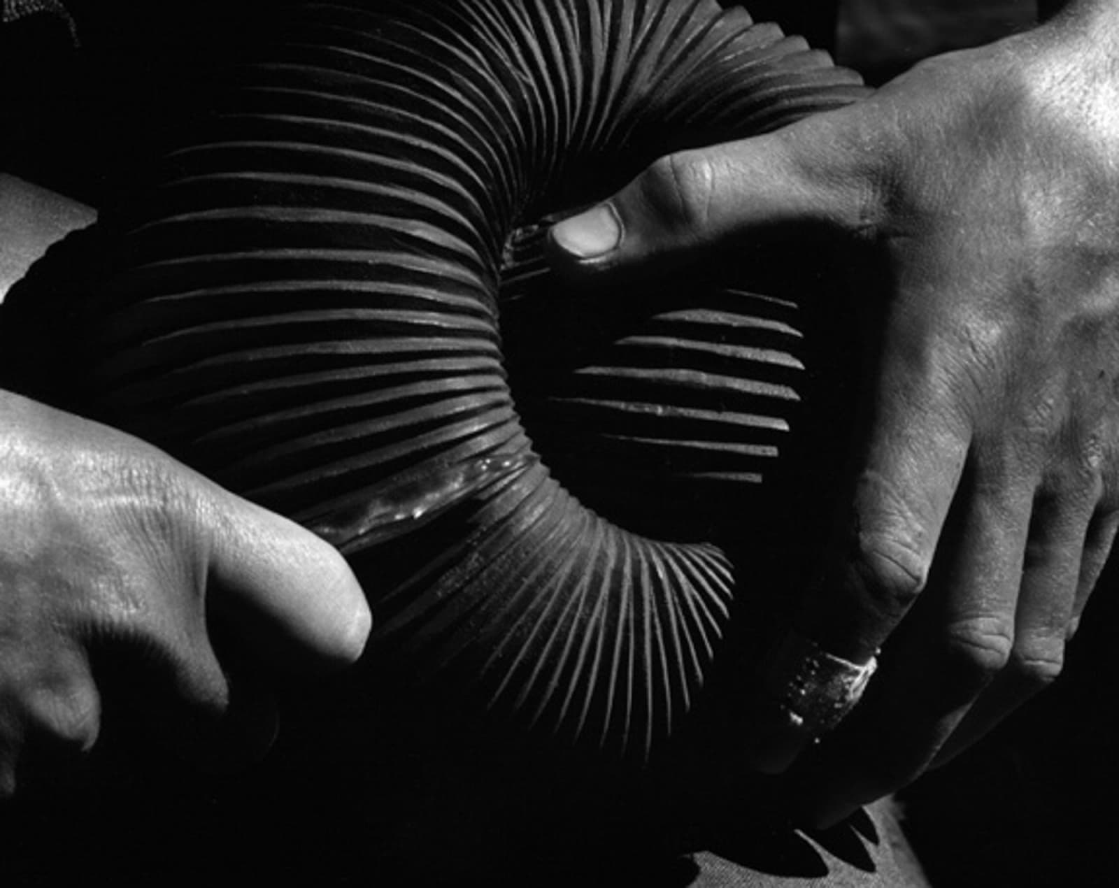 Imogen Cunningham, Hands of Sculptor Robert Howard 3, 1926