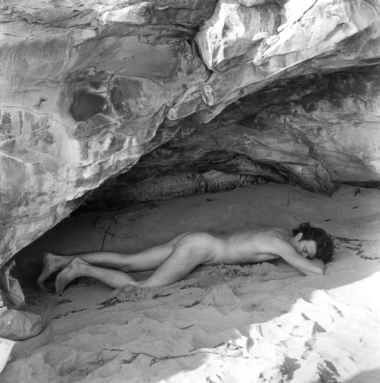 Imogen Cunningham, Rainwater on Oregon Beach 2, 1967