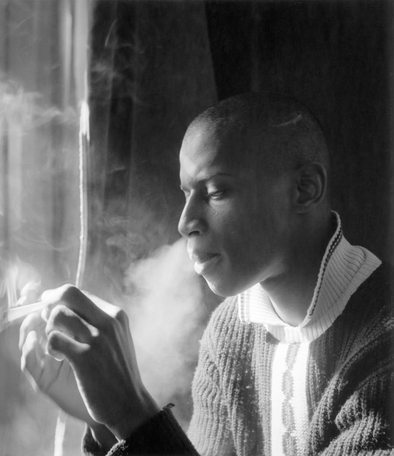 Imogen Cunningham, Stan Smoking, 1959