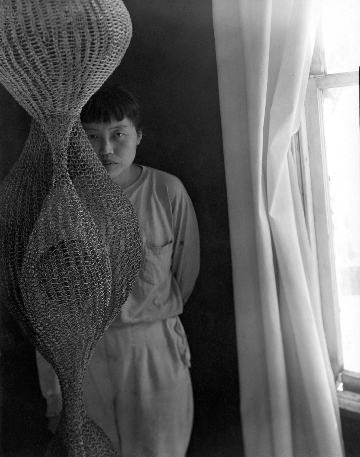 Imogen Cunningham, Ruth Asawa at Her Window, 1956