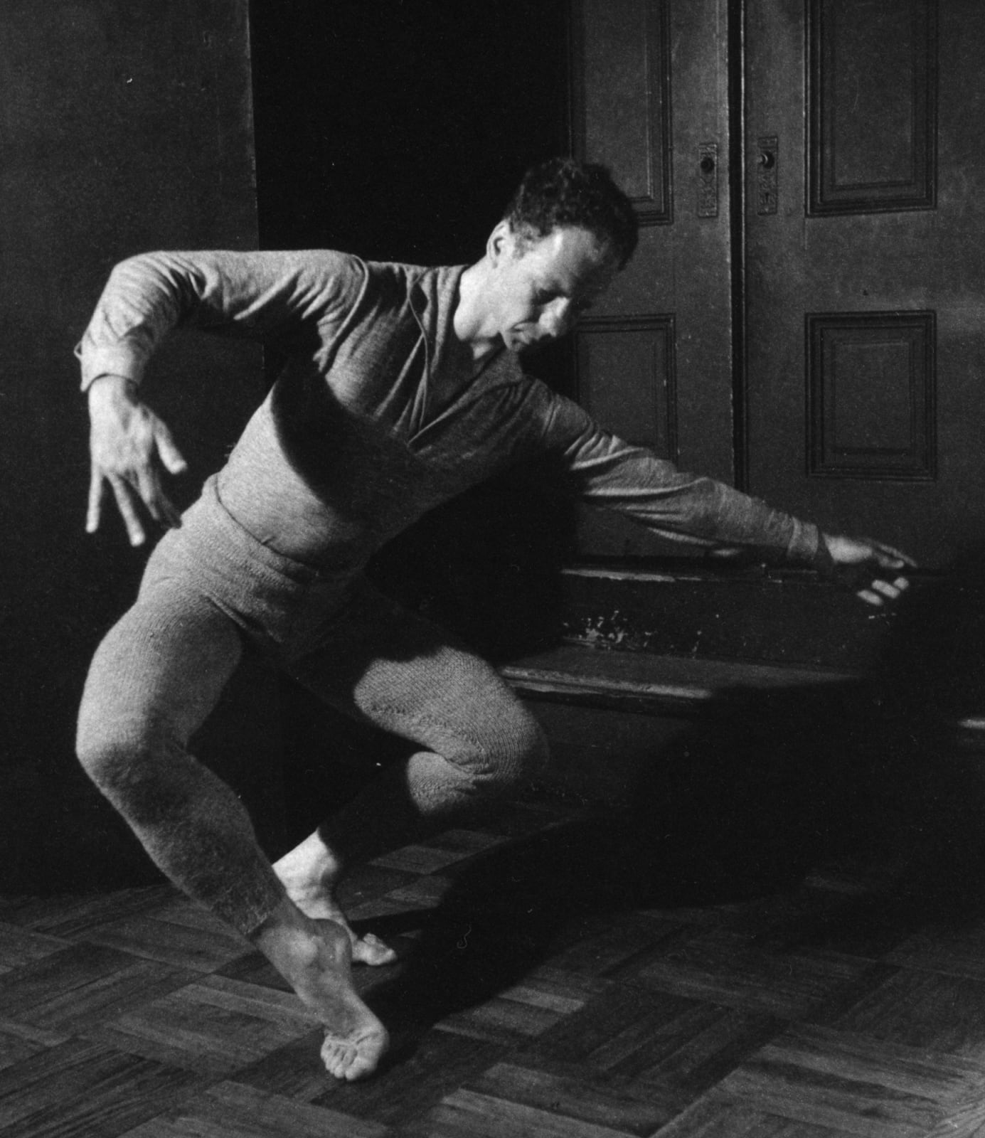 Imogen Cunningham, Merce Cunningham, Dancer 6, 1957