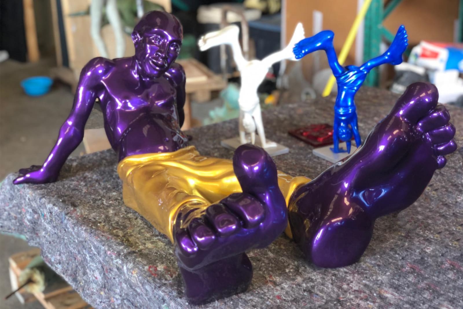 Bigfoot 100 Resin Candy Purple & Gold Pants