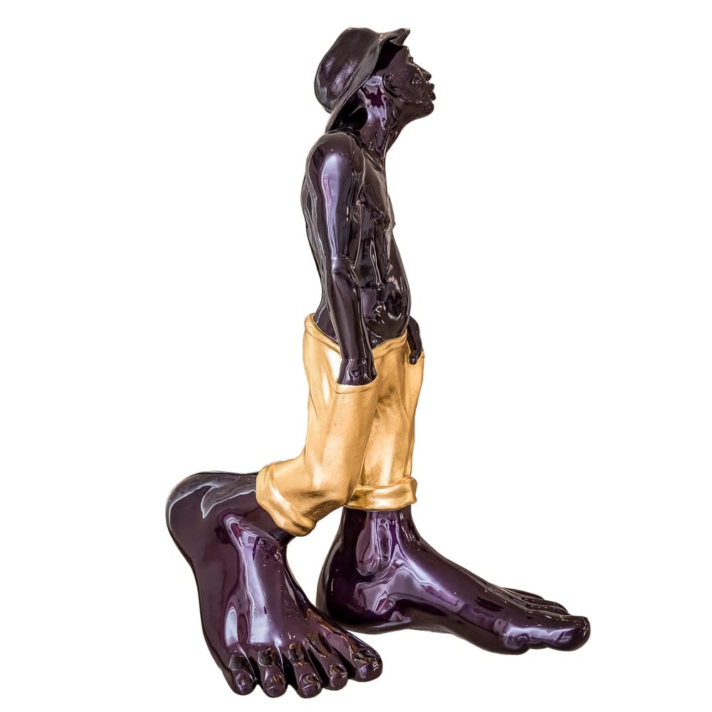 Le Siffleur 85 Resin Purple Gold pants and Hat