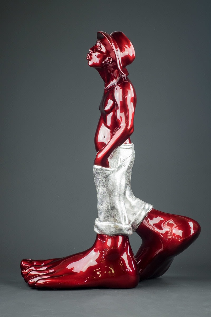 Le Siffleur 50 Resin Red & Silver Pants