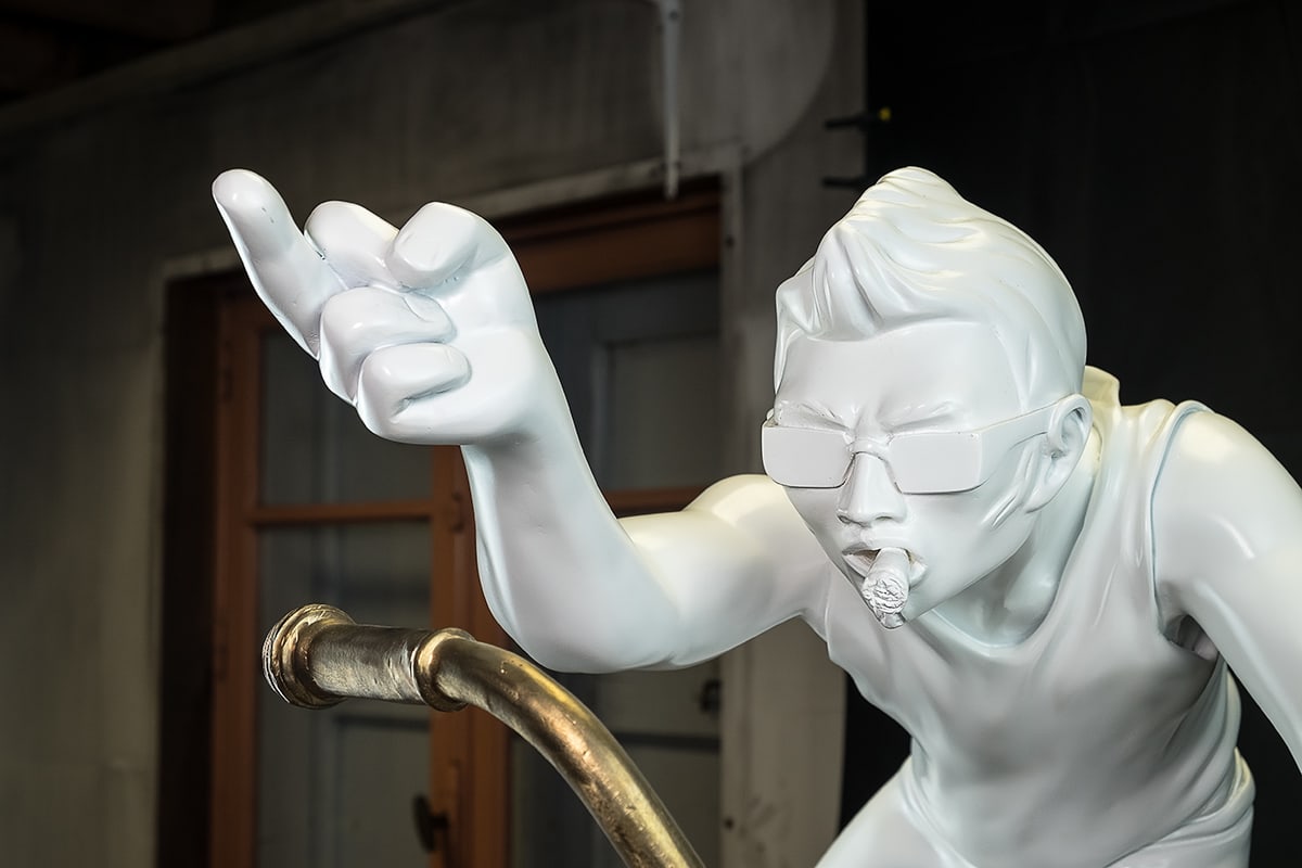 Le Rebel 120 Bronze and Resin, 2014